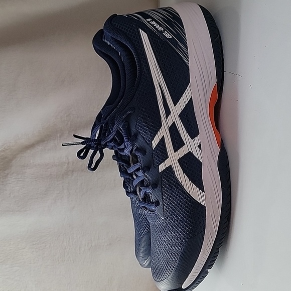 Men's ASICS Gel-Game 9 Tennis Shoe Blue Expanse/White Size 10.5 Pre-Owned